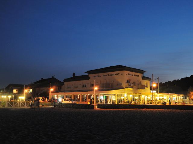 Leucate strand bij nacht