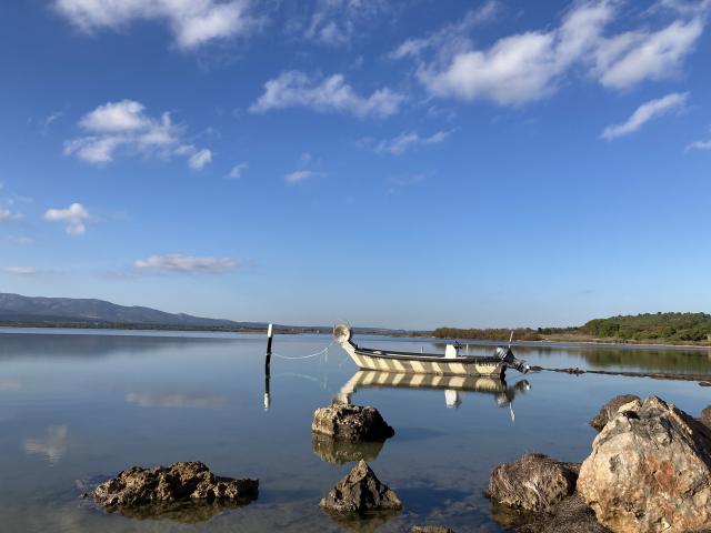 Bateau Peche Leucate Etang