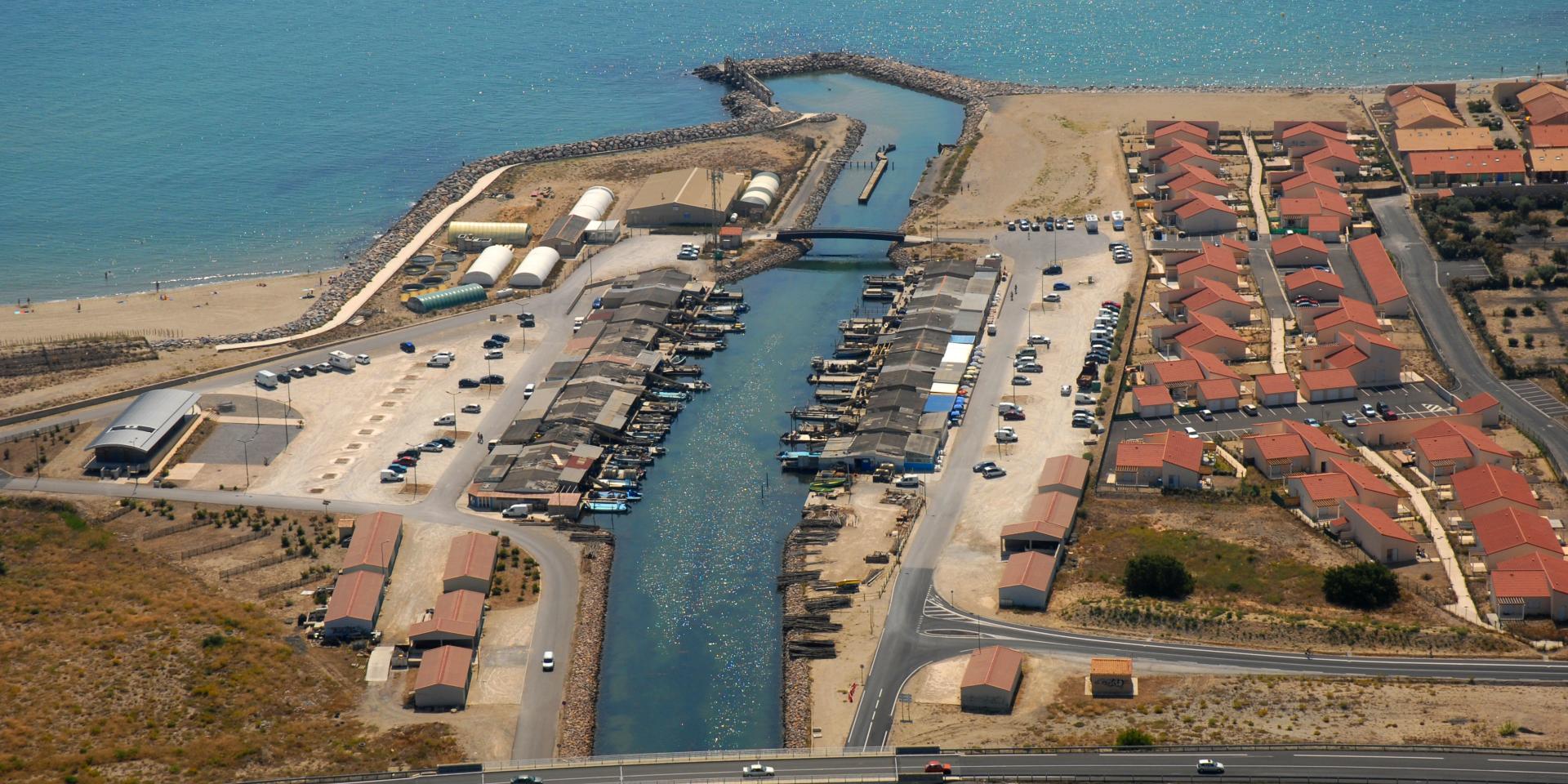 Centre Ostréicole, vue aérienne